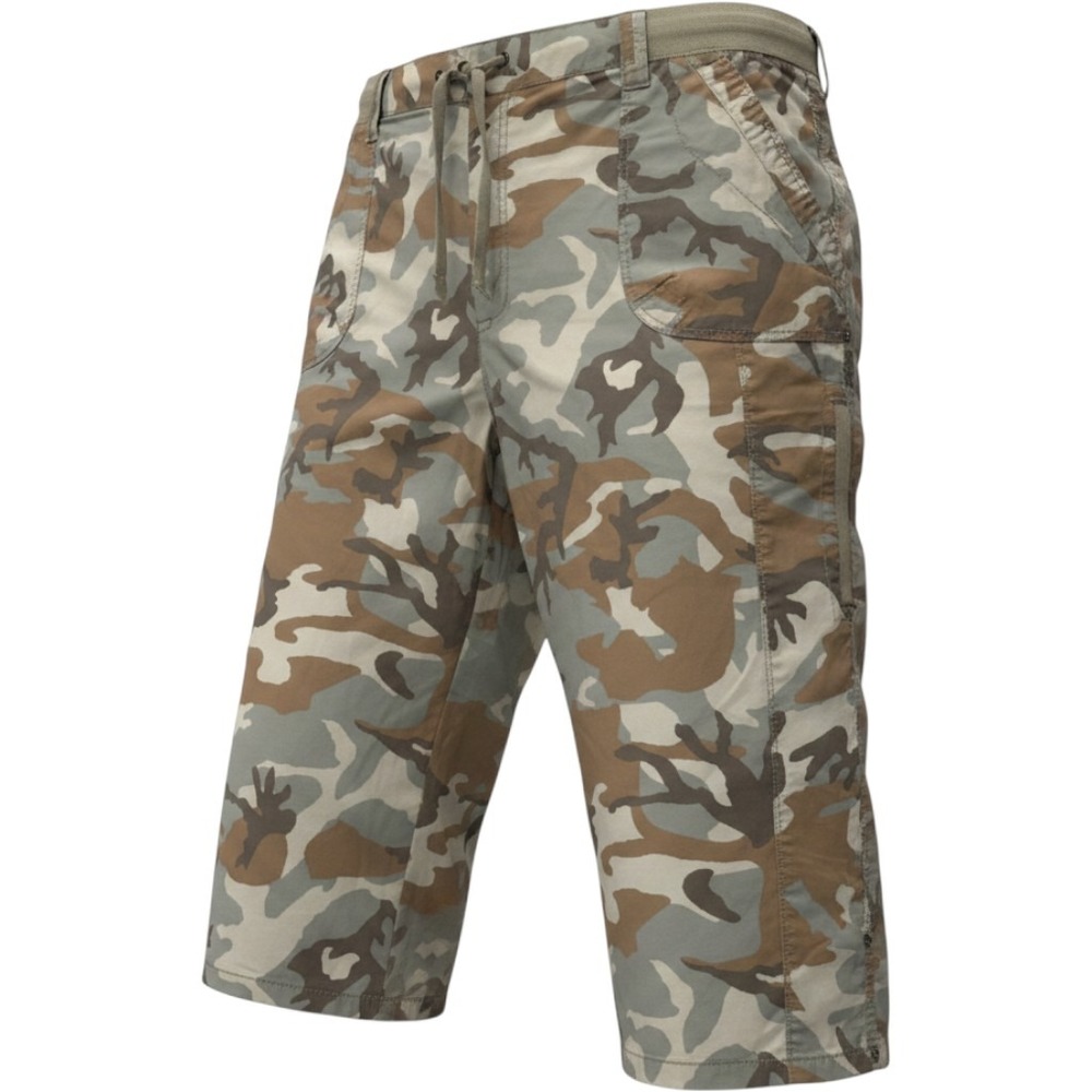 Intro Love the Fit Womens Camouflage Convertible Cargo Pants Capri Utility